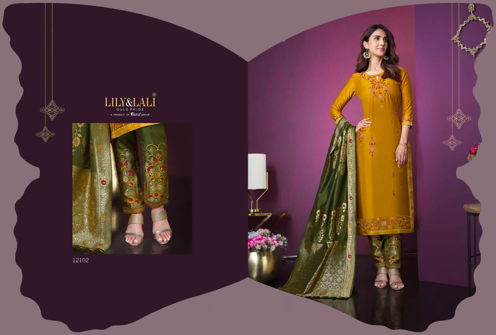 Meenakari Vol 3 By Lily Lali Readymade Suits Catalog